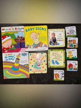 Baby Board Books - baby Einstein, sign language, Dr. Seuss, Sandra Boynton